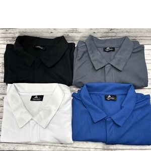 SR Speed Your Run Polo Shirt Mens Large Lot of 4 German Design Soft Comfort EUC
